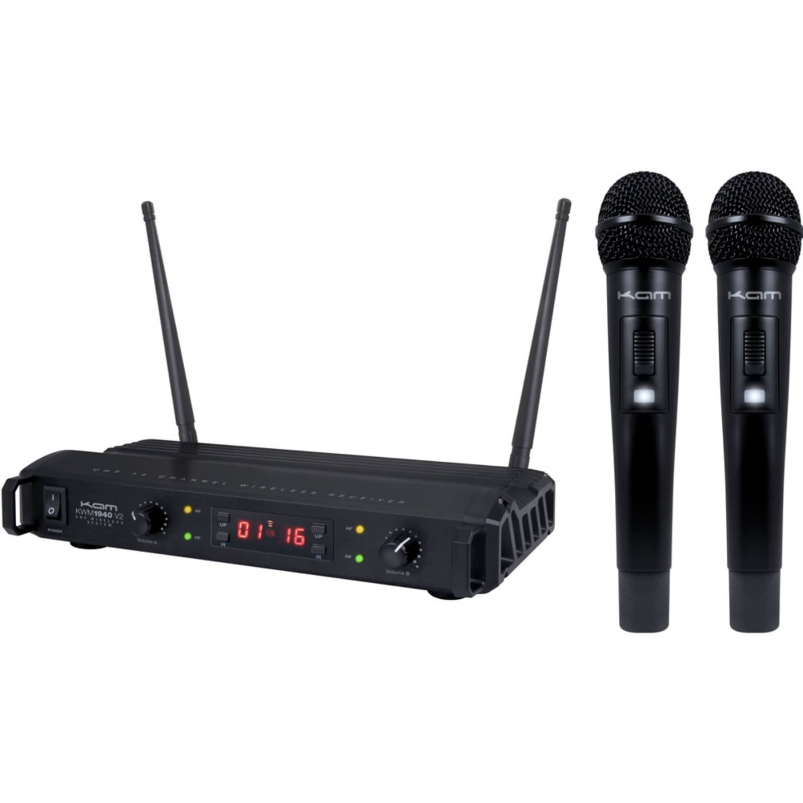 Kam KWM6 kit VHF wireless mic set