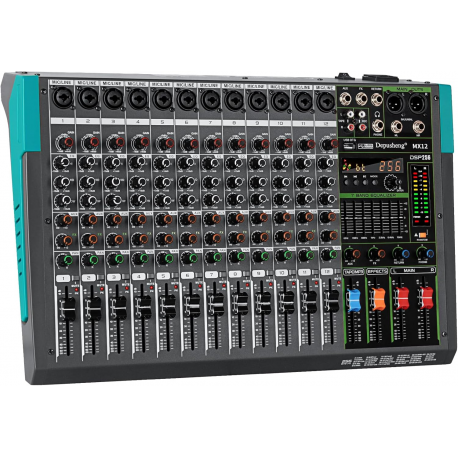 Professional Audio Mixer Depusheng MG12 12Channel Sound Board